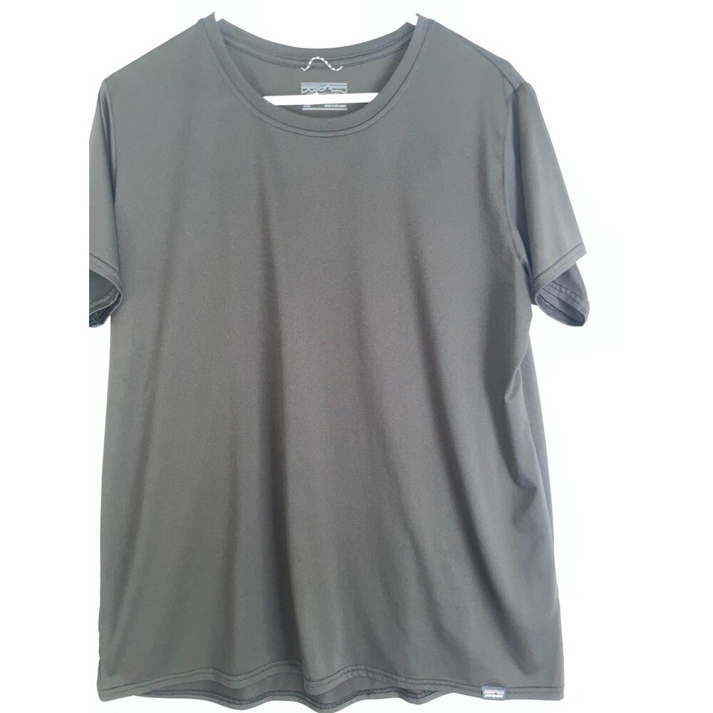 Patagonia Shirt Men's XL Black Capilene Base Layer Short Sleeve Tee T-shirt NEW
